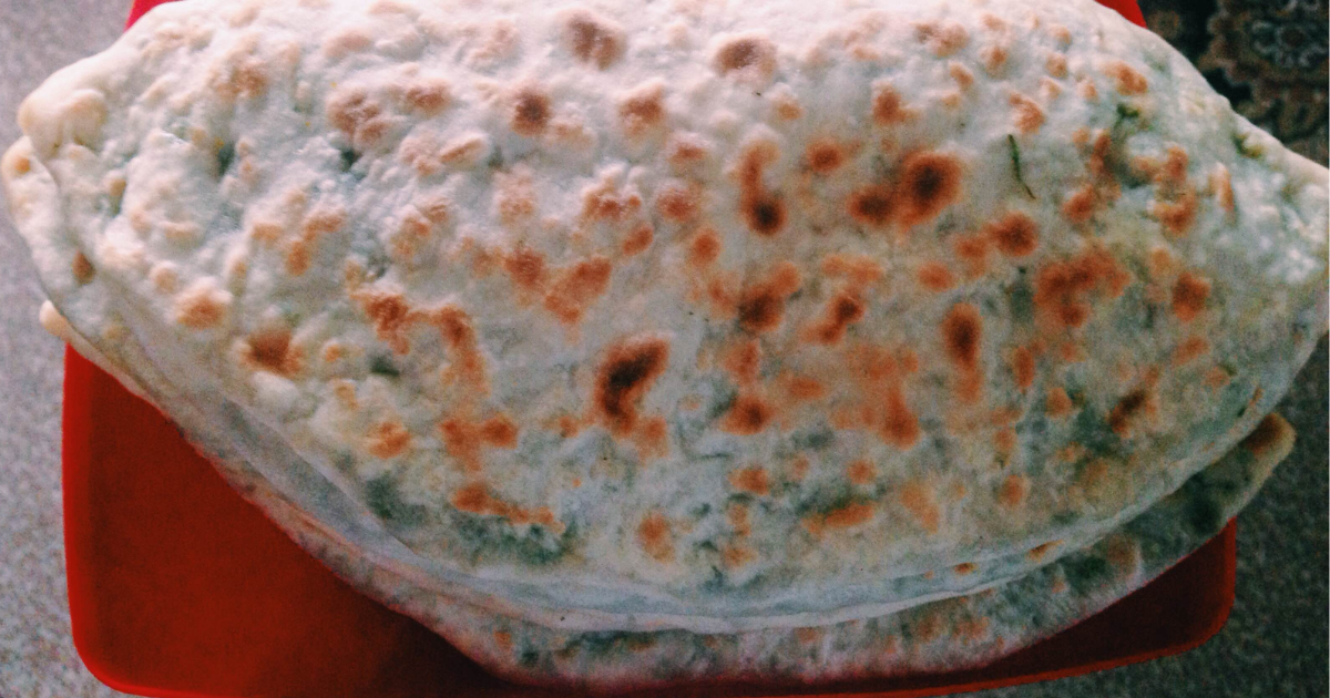 Jingalov hats Armenian herb flatbread recipe